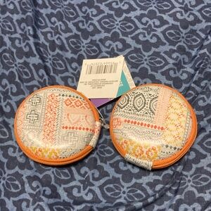 Colorful Patterned Round Pouches
